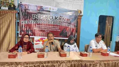 Dosen Mahendra dan Siti Rochayati Dampingi Penyerahan Mahasiswa KKN ke Lurah Kebun Bunga