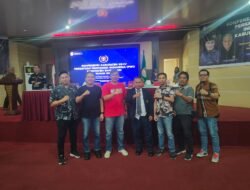 Sat Intelkam Polres Banyuasin Kawal Konferkab IV PWI Banyuasin 2025