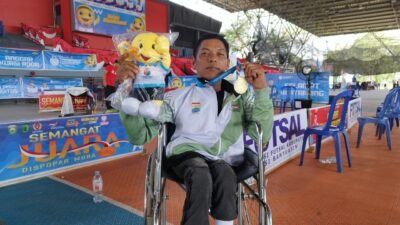Novendra Siregar Bangkit dari Cedera, Persembahkan Emas untuk Palembang di Peparprov Sumsel V Muba 2025