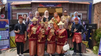 OKU Timur Tampilkan Kerajinan Tradisional di Festival Literasi Sumsel 2025, Stand Ramai Dikunjungi