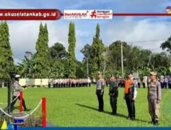 Kadishub OKU Selatan Hadiri Apel Gelar Pasukan Operasi Zebra Musi 2025 di Mapolres