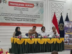 LPKA Palembang Tingkatkan Edukasi Hukum Anak Lewat Penyuluhan Hak dan Perlindungan Anak