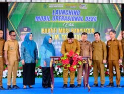 Bupati Muba Resmikan Gedung Serbaguna dan Luncurkan Mobil Operasional Desa di Beruge Babat Toman