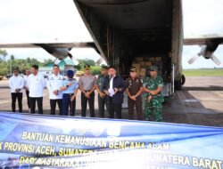 Pemprov Sumsel Kirim Lagi 15 Ton Bantuan ke Sumbar via Hercules TNI AU