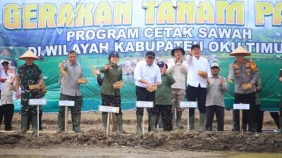 Gubernur Sumsel Dorong Modernisasi Pertanian OKU Timur Kejar Target IP 3