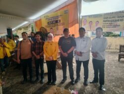 Sat Intelkam Polres Banyuasin Pantau HUT Golkar Jelang Musda