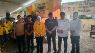 Sat Intelkam Polres Banyuasin Pantau HUT Golkar Jelang Musda