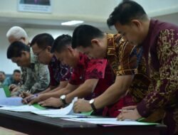 Disiplin dan Pelayanan Publik Harga Mati: Kepala OPD Palembang Tandatangani Pakta Integritas