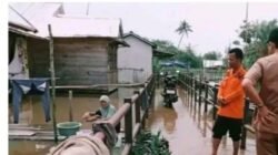 Air Sungai Komering Mulai Surut, Pemkab OKI Tetap Berlakukan Siaga Banjir