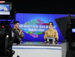 Ketua GOW Palembang Jadi Penyiar Tamu TVRI Sumsel, Tampil Percaya Diri di Studio
