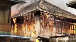 Rumah Tukang Bangunan di Kayuagung Terbakar, Diduga Korsleting Listrik