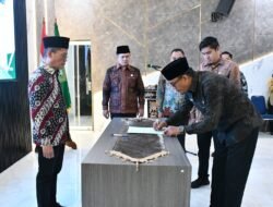 Kakanwil Kemenag Sumsel melantik Kakankemenag Musi Banyuasin