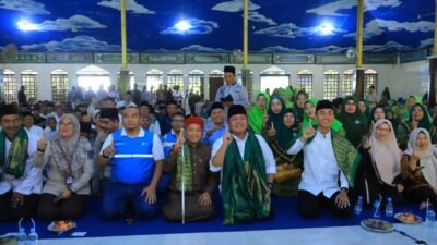 Pengajian Akbar di Sungai Menang, Herman Deru Padukan Silaturahmi Ramadan dan Dukungan Tambak Udang