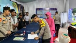 Kapolres OKU Selatan Tinjau Pospam dan Posyan, Pastikan Arus Mudik Lebaran Aman dan Lancar