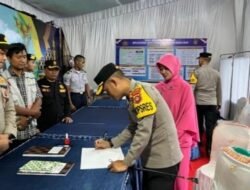 Kapolres OKU Selatan Tinjau Pospam dan Posyan, Pastikan Arus Mudik Lebaran Aman dan Lancar