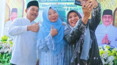 Momen Fitri di Sungai Lilin: Kediaman Wakil Bupati Muba Dipadati Warga