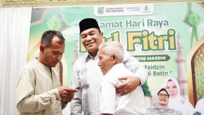 Disambut Senyum dan Jabat Tangan, Open House Lebaran Bupati Muba Penuh Keakraban