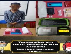 Urine Positif, Sabu Disimpan dalam Kaleng Rokok, Pengedar di Muara Batun Dibekuk Polres OKI