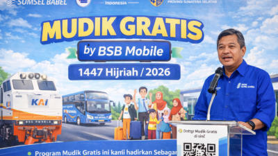 Bank Sumsel Babel Buka Mudik Gratis 2026, Berangkat 17 Maret dengan Kereta Api