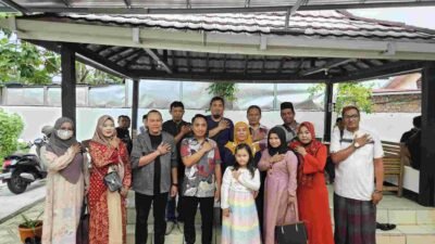 Silaturahmi Lebaran, Dirintelkam Polda Sumsel Sambut Awak Media di Open House