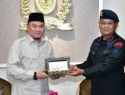 Ketua DPRD Sumsel Terima Kunjungan Dansat Brimob, Bahas Penguatan Keamanan Jelang Pemilu