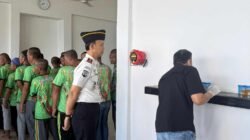 Rutan Kelas I Palembang Gelar Apel Disiplin dan Tes Urine, Tegaskan Komitmen Bebas Narkoba
