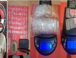 Polres Ringkus Bandar Narkoba di Oku Timur, Sita Puluhan Paket Sabu dan Ekstasi