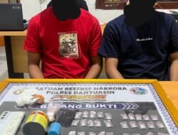 Dua Pengedar Sabu Ditangkap di Banyuasin, Polisi Sita 45 Paket Narkotika