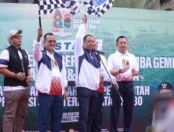 HUT ke-80 Sumsel Dirayakan dengan Jalan Santai dan Senam Massal, Cik Ujang Ajak Warga Perkuat Kebersamaan