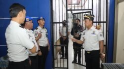 Perkuat Pengawasan Internal, Kanwil Ditjenpas Sumsel Sidak Rutan Kelas I Palembang