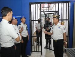 Perkuat Pengawasan Internal, Kanwil Ditjenpas Sumsel Sidak Rutan Kelas I Palembang