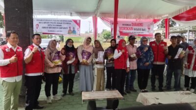 Donor Darah di Kantor Camat Kertapati, Warga Berpeluang Dapat Doorprize