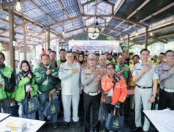 Dukung Kegiatan Polantas Menyapa: Jasa Raharja Bekali Komunitas Ojol dengan Edukasi Keselamatan dan PPGD
