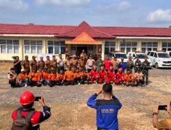 Apel Siaga Karhutbunlah di Lempuing OKI: Masyarakat Peduli Api Siap Jadi Garda Terdepan