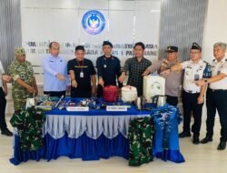 Rutan Kelas I Palembang Razia Kamar Hunian Bersama APH, Lima Handphone dan Barang Terlarang Diamankan