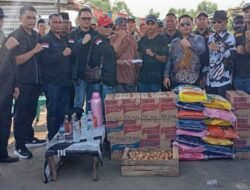 “Tak Tinggal Diam, HSB Bergerak Bantu Korban Kebakaran di Kertapati”.