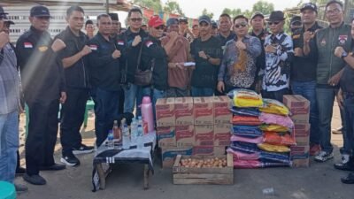“Tak Tinggal Diam, HSB Bergerak Bantu Korban Kebakaran di Kertapati”.