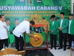 Bupati dan Wakil Bupati OKU Selatan Hadiri Pembukaan Muscab V PPP