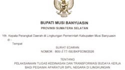 Pemkab Muba Resmi Terapkan WFH Setiap Jumat untuk ASN