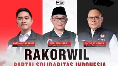 PSI Sumsel Konsolidasi Besar-Besaran, Rakerwil Jadi Ajang Penguatan Mesin Partai Hingga Akar Rumput