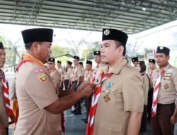 Dilantik Serentak di Stable Berkuda, 308 Pengurus Pramuka Muba Emban Amanah