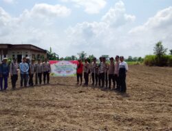 Dari Keramasan untuk Ketahanan Pangan, Kapolsek Kertapati Pimpin Penanaman Jagung