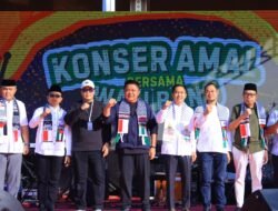 Herman Deru Serukan Solidaritas untuk Palestina di Panggung Konser Amal Wali Band