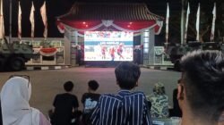 Pesta Rakyat Nusantara 2026 Makin Semarak, Nobar Piala Dunia Bersama Kodim 0418 Diserbu Warga
