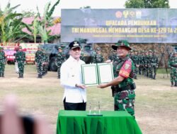 TMMD 129 Kodim 0418/Palembang Dimulai, Jalan 750 Meter hingga Sumur Bor Jadi Sasaran Utama