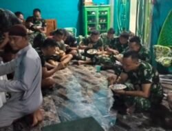 Di Balik TMMD ke-129, Ada Momen Hangat Satgas TNI Makan Malam Bersama Usai Bertugas