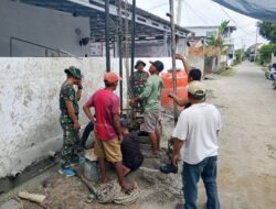 Satgas TMMD ke-129 Kodim 0418/Palembang Lanjutkan Pembuatan Sumur Bor Rumah Tahfidz Al-Qur’an