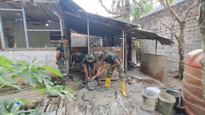 Rumah Fernando Berubah di Hari Kedelapan TMMD Ke-129, Harapan Miliki Hunian Layak Kian Nyata