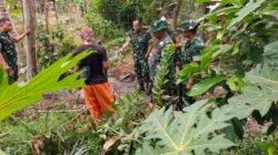 Air Sudah Keluar, Wadan Satgas TMMD Cek Progres Sumur Bor di Kampung Pelangi Kreatif 