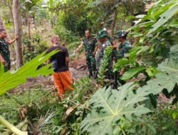 Air Sudah Keluar, Wadan Satgas TMMD Cek Progres Sumur Bor di Kampung Pelangi Kreatif 
